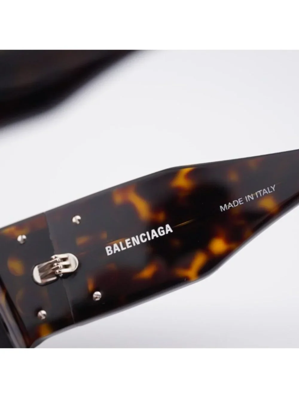 Balenciaga BB0321S 008 Sunglasses Dark Havana Cat Eye Frame, Brown Lenses